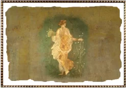 ポンペイ壁画 《花を摘むフローラ》