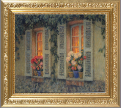 《ジェルブロワ、庭からの窓の薄明り》(19世紀)