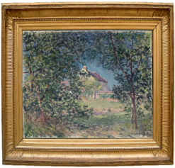 「春の森の境界」(1885)